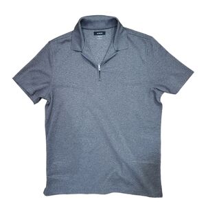 Men's Gray Alfani Polo Shirt Size Medium